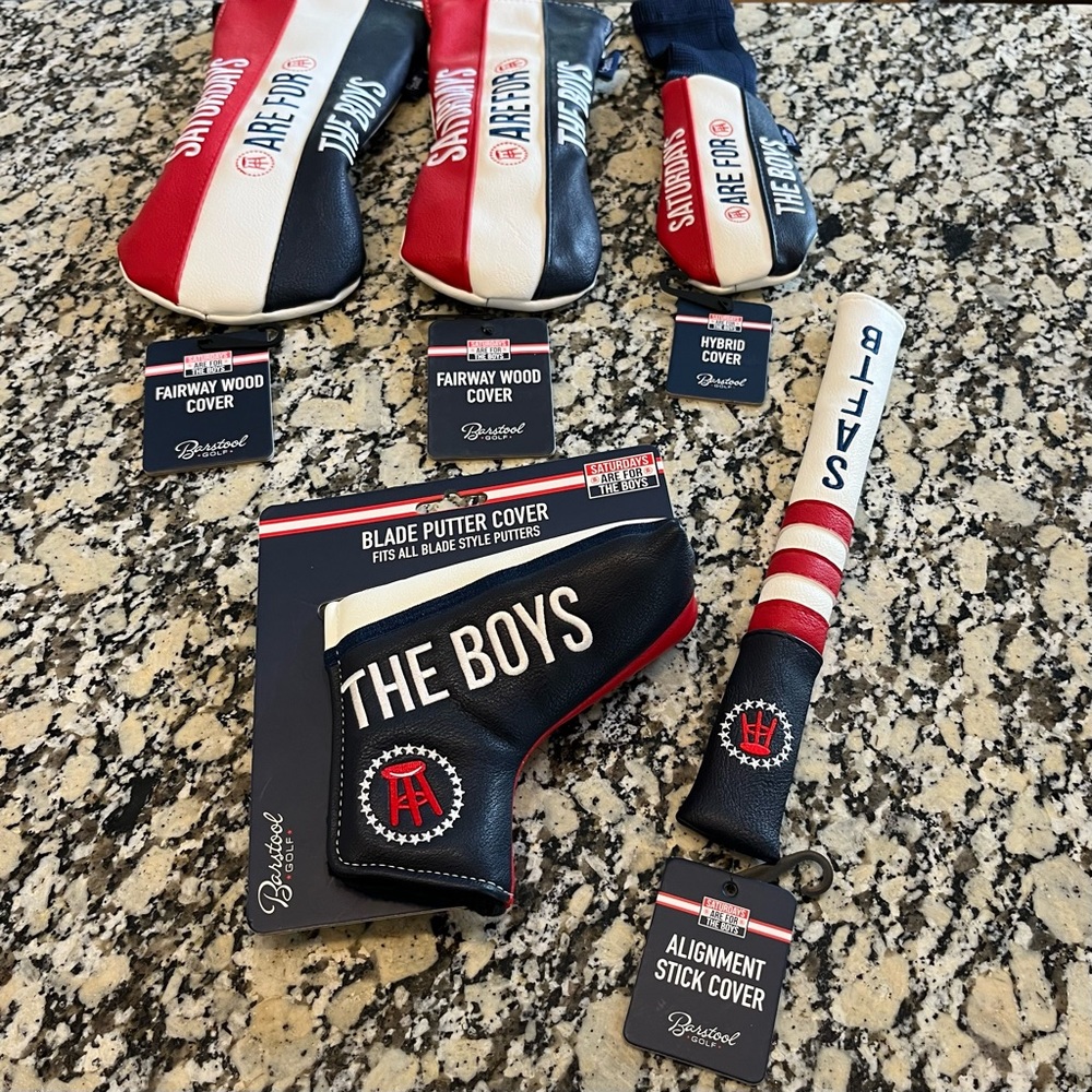 NWT - Barstool Golf - SAFTB set- Saturday is for the Boys by Fore Play !!